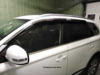 Opel; Chevrolet Antara; Captiva (06–/11–) Дефлекторы боковых окон с нерж. молдингом, OEM стиль