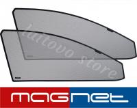 Acura MDX (2006-2013) комплект бескрепёжныx защитных экранов Chiko magnet, передние боковые (Стандарт)