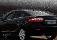 Renault Fluence (10–) Нижние молдинги стекол, нерж., 4 части