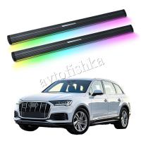 Audi Q7 (19-) выдвижные электропороги с LED подсветкой