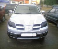 Защита передних фар темные MITSUBISHI OUTLANDER 2000-2006,