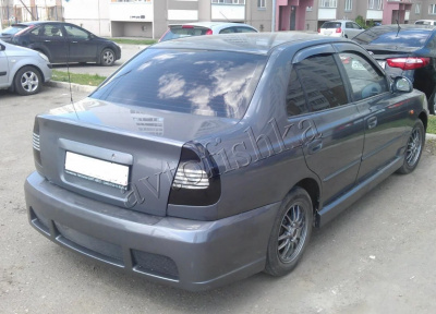 Hyundai Accent (01-12) Задний бампер